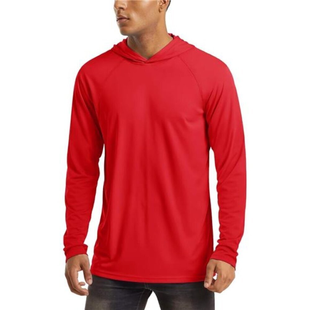 UPF 50+ Hooded Long Sleeve Shirt for Men Athletic